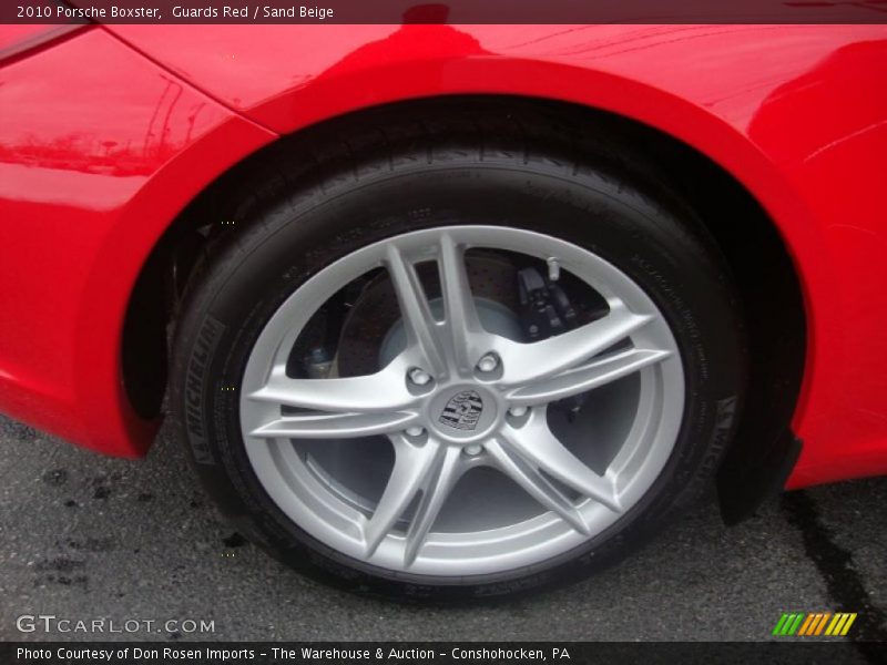 Guards Red / Sand Beige 2010 Porsche Boxster