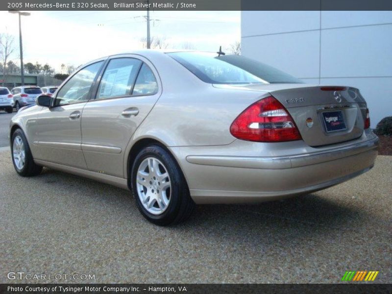 Brilliant Silver Metallic / Stone 2005 Mercedes-Benz E 320 Sedan