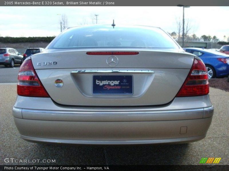 Brilliant Silver Metallic / Stone 2005 Mercedes-Benz E 320 Sedan