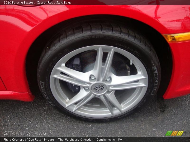 Guards Red / Sand Beige 2010 Porsche Boxster