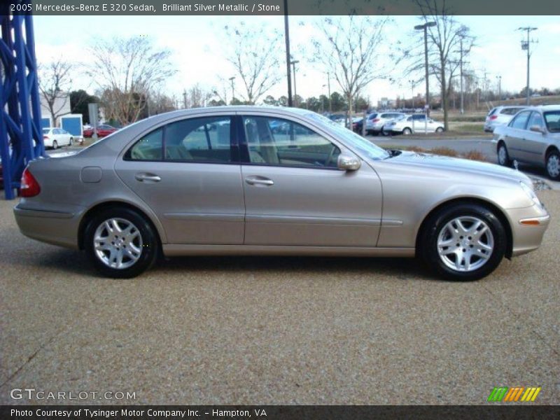 Brilliant Silver Metallic / Stone 2005 Mercedes-Benz E 320 Sedan