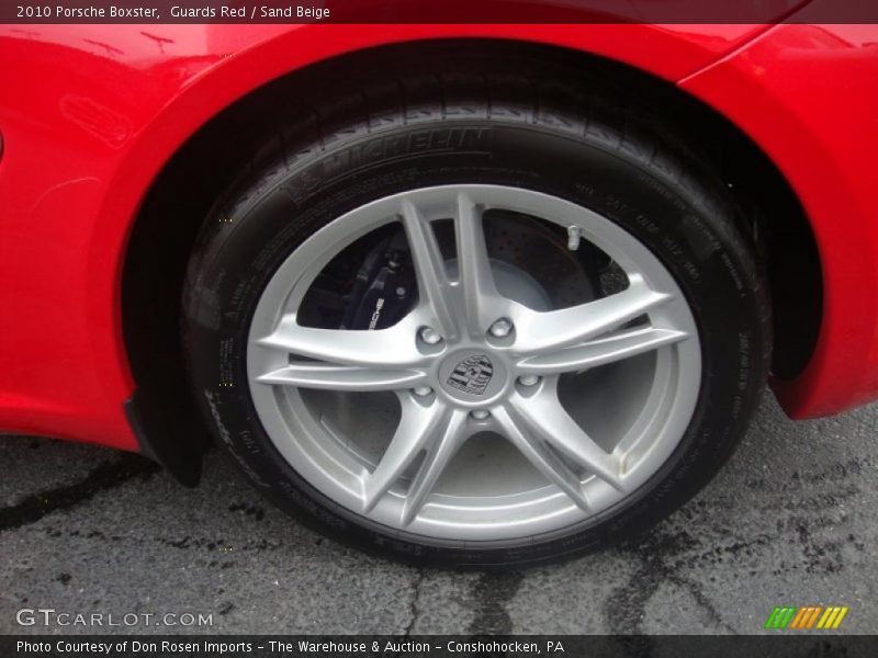 Guards Red / Sand Beige 2010 Porsche Boxster