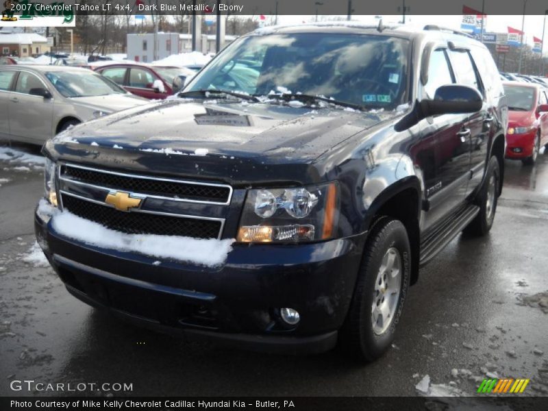 Dark Blue Metallic / Ebony 2007 Chevrolet Tahoe LT 4x4