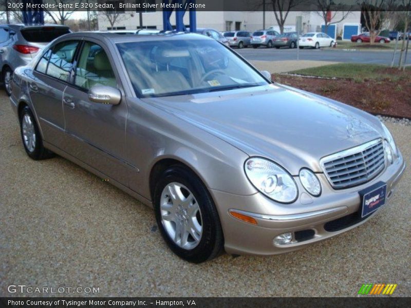 Brilliant Silver Metallic / Stone 2005 Mercedes-Benz E 320 Sedan