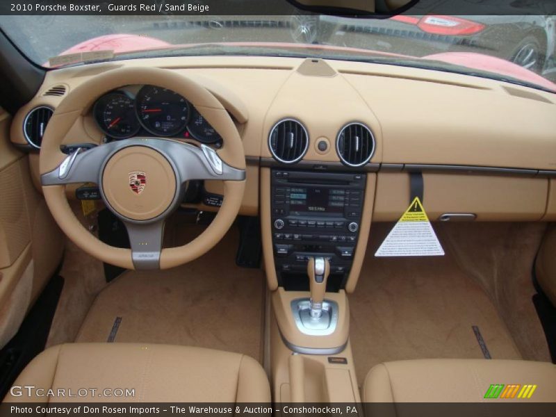 Guards Red / Sand Beige 2010 Porsche Boxster