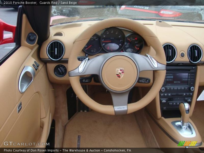 Guards Red / Sand Beige 2010 Porsche Boxster