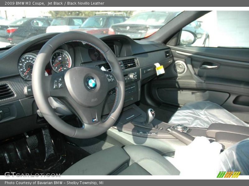 Jet Black / Black Novillo Leather 2009 BMW M3 Coupe