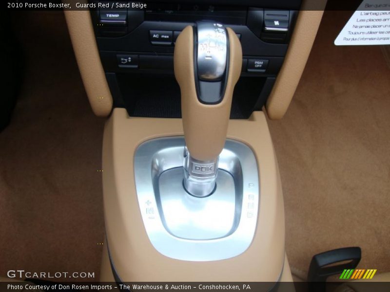 Guards Red / Sand Beige 2010 Porsche Boxster