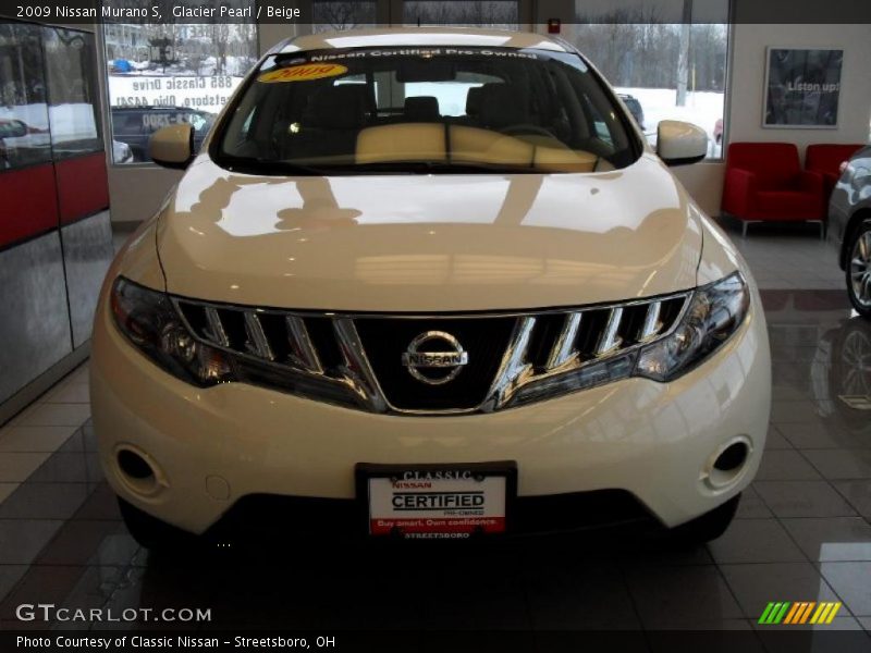 Glacier Pearl / Beige 2009 Nissan Murano S