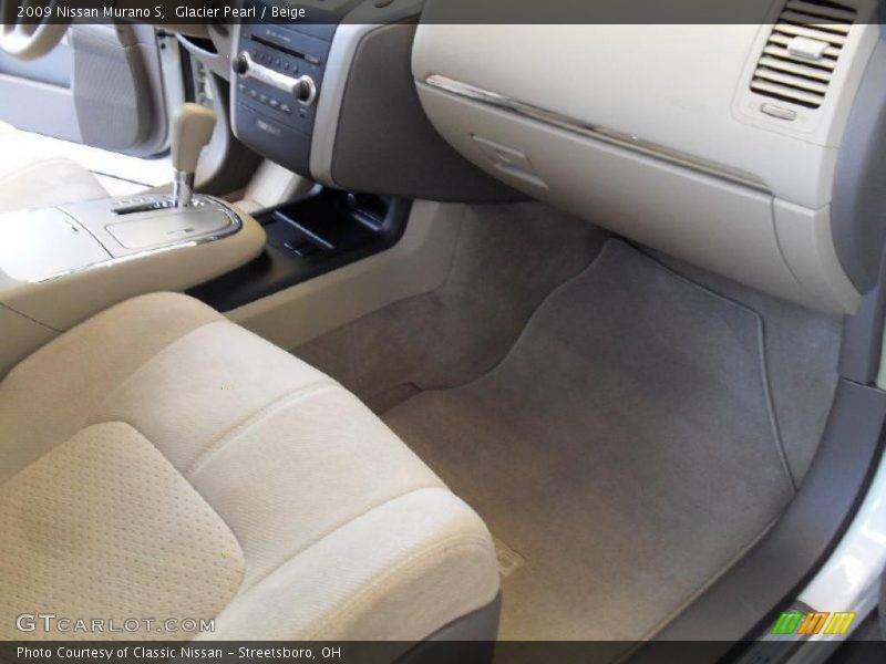 Glacier Pearl / Beige 2009 Nissan Murano S