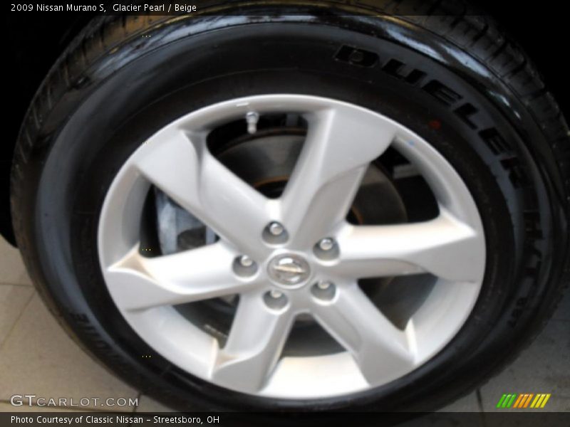 Glacier Pearl / Beige 2009 Nissan Murano S