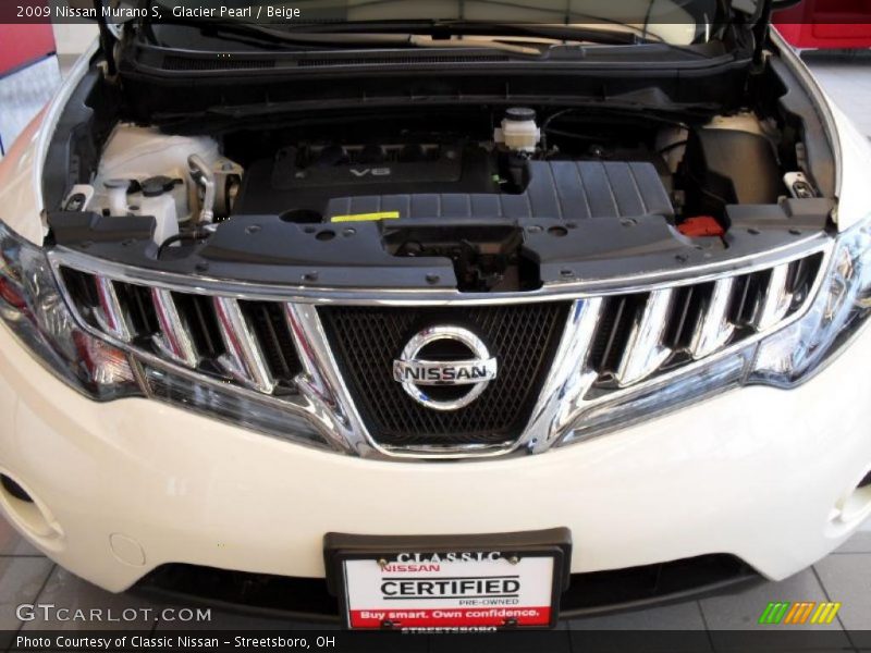 Glacier Pearl / Beige 2009 Nissan Murano S
