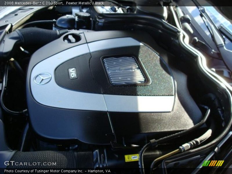 Pewter Metallic / Black 2008 Mercedes-Benz C 300 Sport