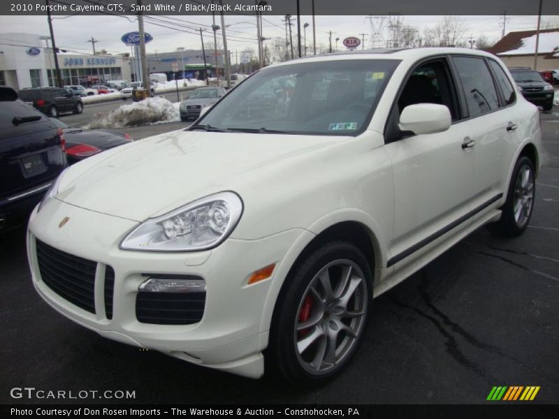 Sand White / Black/Black Alcantara 2010 Porsche Cayenne GTS