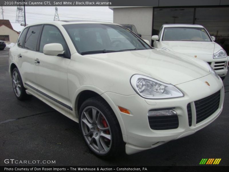 Sand White / Black/Black Alcantara 2010 Porsche Cayenne GTS