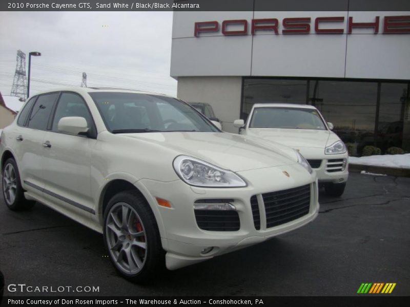 Sand White / Black/Black Alcantara 2010 Porsche Cayenne GTS