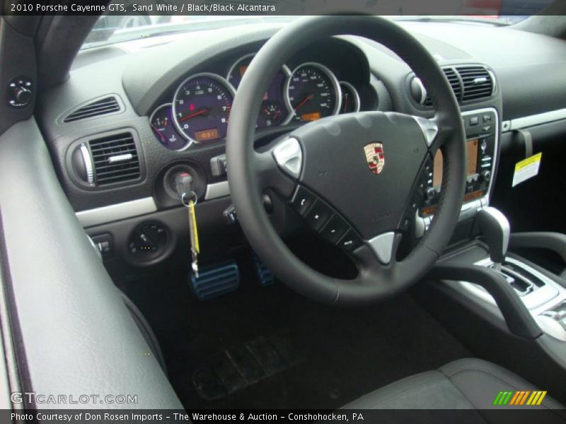 Sand White / Black/Black Alcantara 2010 Porsche Cayenne GTS