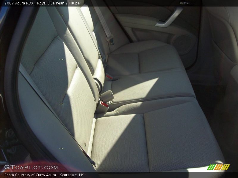 Royal Blue Pearl / Taupe 2007 Acura RDX