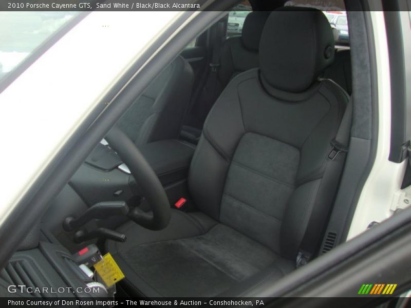 Sand White / Black/Black Alcantara 2010 Porsche Cayenne GTS