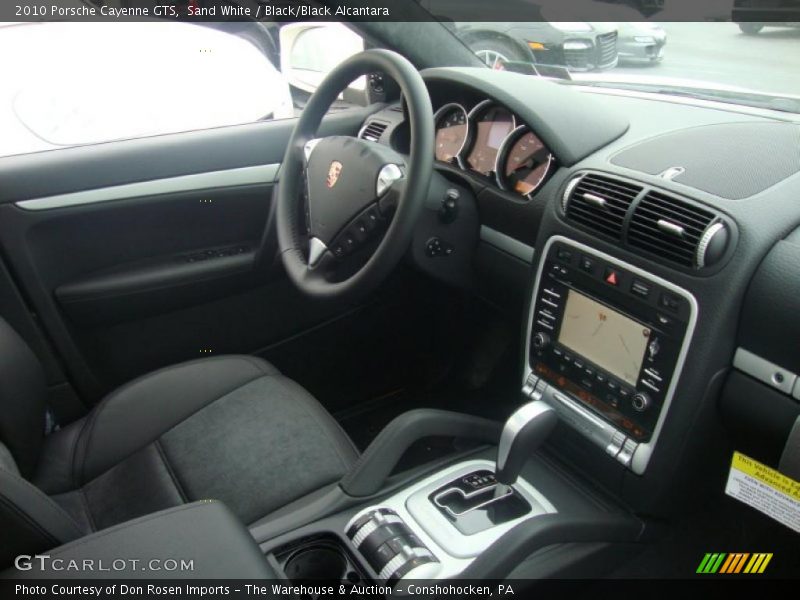 Sand White / Black/Black Alcantara 2010 Porsche Cayenne GTS