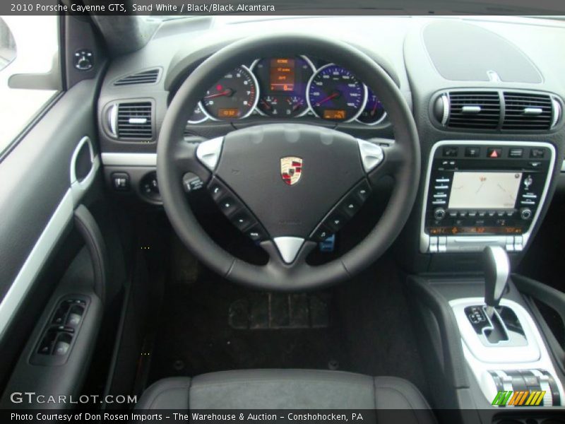Sand White / Black/Black Alcantara 2010 Porsche Cayenne GTS