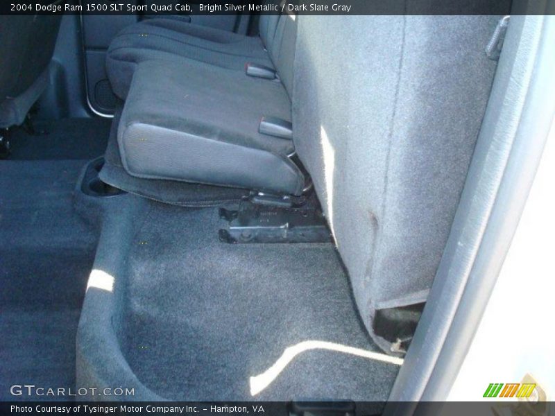 Bright Silver Metallic / Dark Slate Gray 2004 Dodge Ram 1500 SLT Sport Quad Cab