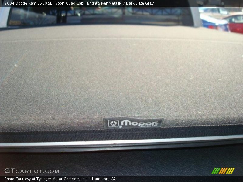 Bright Silver Metallic / Dark Slate Gray 2004 Dodge Ram 1500 SLT Sport Quad Cab