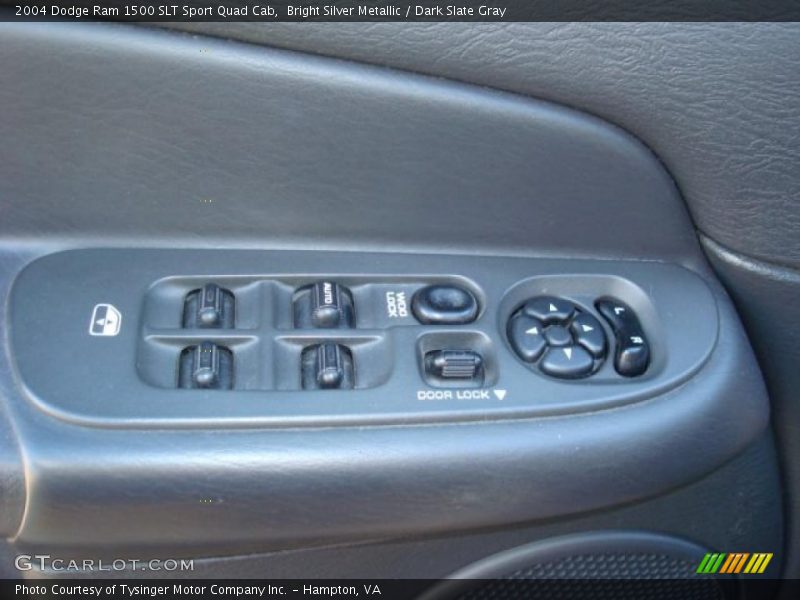 Bright Silver Metallic / Dark Slate Gray 2004 Dodge Ram 1500 SLT Sport Quad Cab