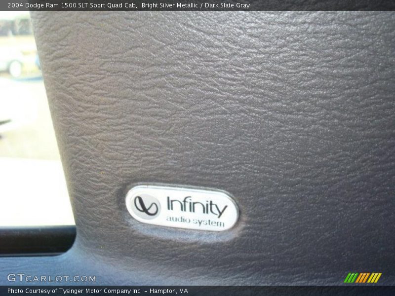 Bright Silver Metallic / Dark Slate Gray 2004 Dodge Ram 1500 SLT Sport Quad Cab