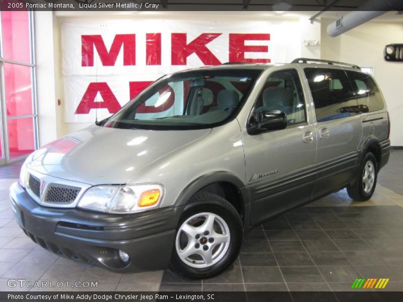 Liquid Silver Metallic / Gray 2005 Pontiac Montana