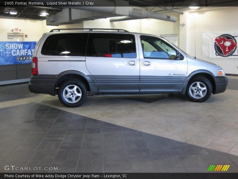 Liquid Silver Metallic / Gray 2005 Pontiac Montana