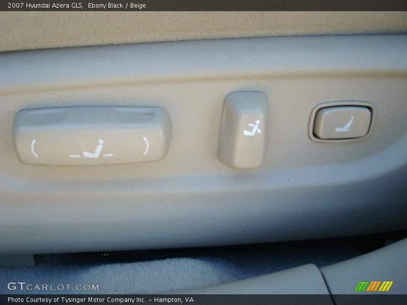Ebony Black / Beige 2007 Hyundai Azera GLS