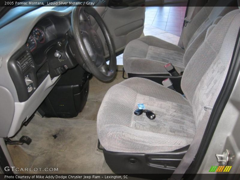 Liquid Silver Metallic / Gray 2005 Pontiac Montana