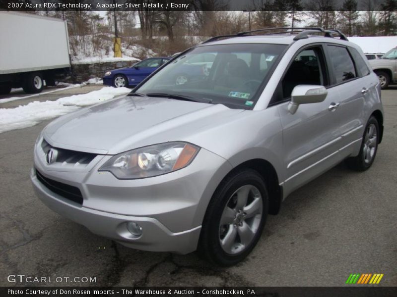 Alabaster Silver Metallic / Ebony 2007 Acura RDX Technology