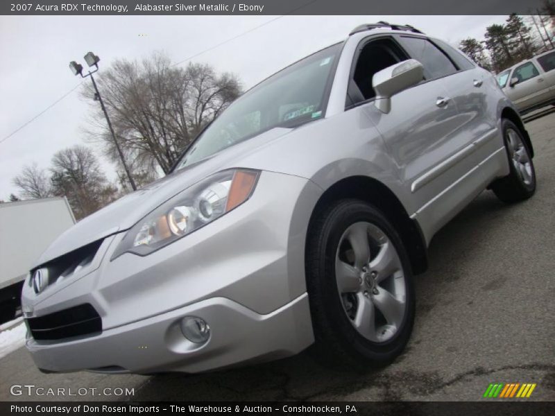 Alabaster Silver Metallic / Ebony 2007 Acura RDX Technology