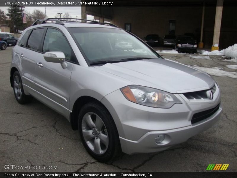 Alabaster Silver Metallic / Ebony 2007 Acura RDX Technology