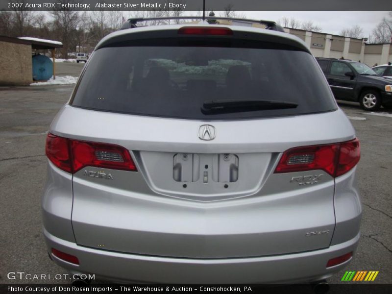 Alabaster Silver Metallic / Ebony 2007 Acura RDX Technology