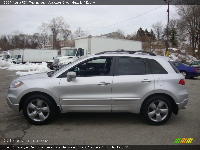 Alabaster Silver Metallic / Ebony 2007 Acura RDX Technology