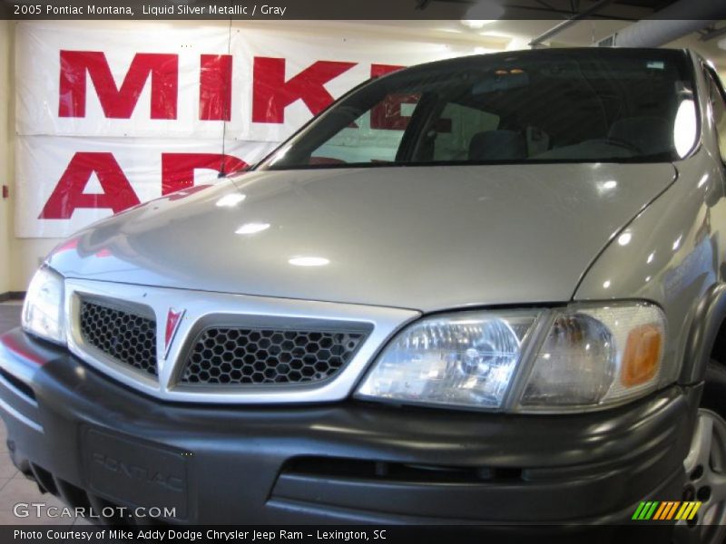 Liquid Silver Metallic / Gray 2005 Pontiac Montana