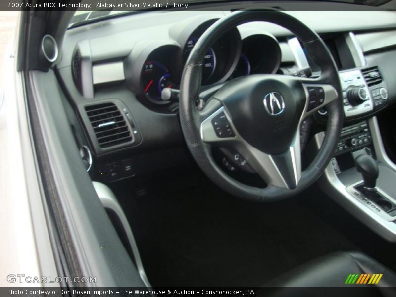 Alabaster Silver Metallic / Ebony 2007 Acura RDX Technology