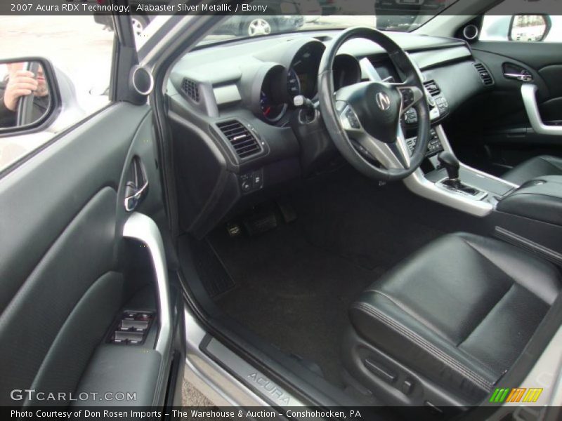 Alabaster Silver Metallic / Ebony 2007 Acura RDX Technology