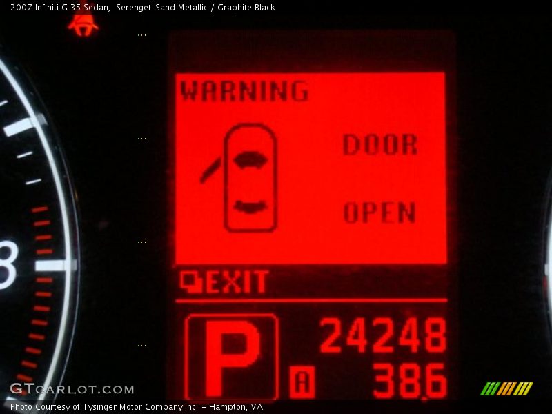 Serengeti Sand Metallic / Graphite Black 2007 Infiniti G 35 Sedan