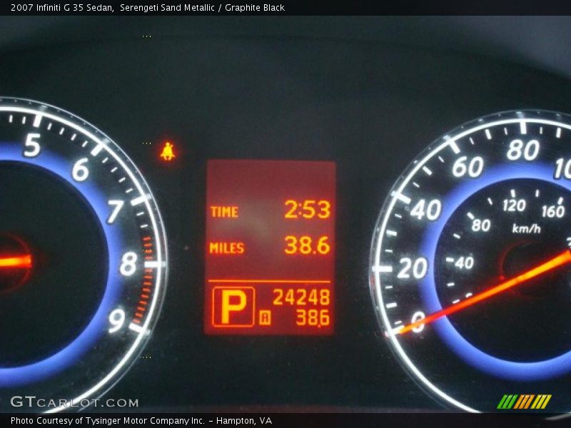 Serengeti Sand Metallic / Graphite Black 2007 Infiniti G 35 Sedan