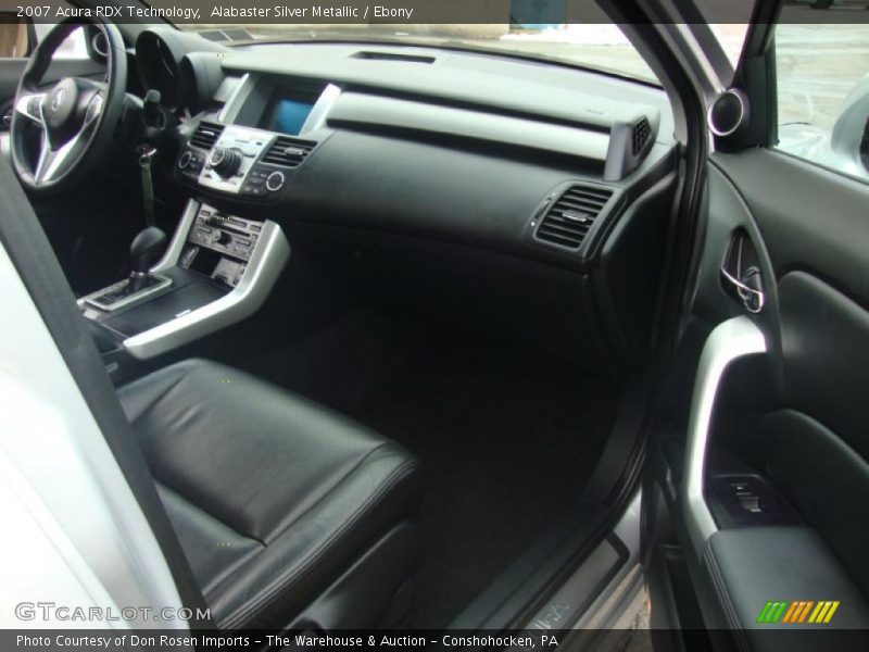 Alabaster Silver Metallic / Ebony 2007 Acura RDX Technology