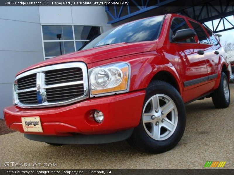 Flame Red / Dark Slate Gray/Light Slate Gray 2006 Dodge Durango SLT
