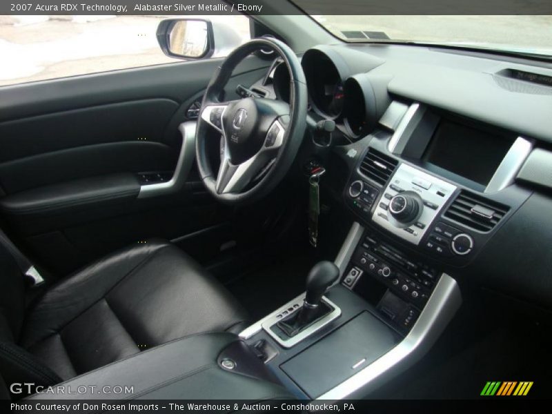 Alabaster Silver Metallic / Ebony 2007 Acura RDX Technology