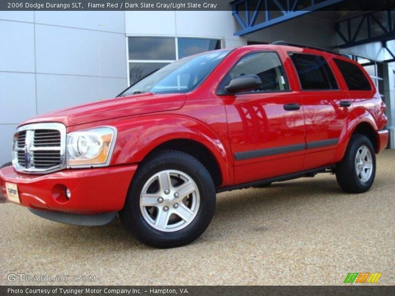 Flame Red / Dark Slate Gray/Light Slate Gray 2006 Dodge Durango SLT