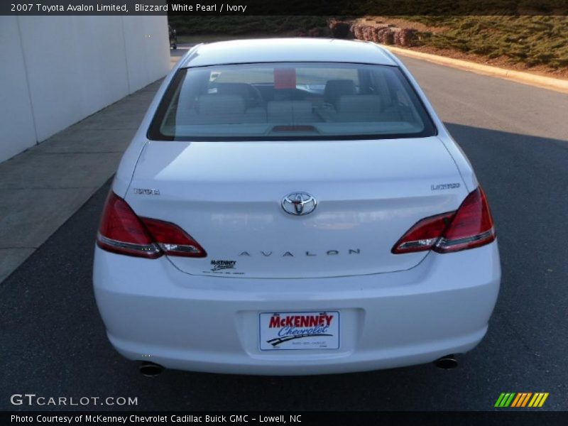 Blizzard White Pearl / Ivory 2007 Toyota Avalon Limited