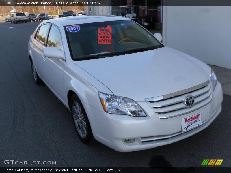 Blizzard White Pearl / Ivory 2007 Toyota Avalon Limited