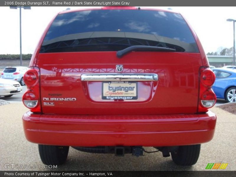 Flame Red / Dark Slate Gray/Light Slate Gray 2006 Dodge Durango SLT